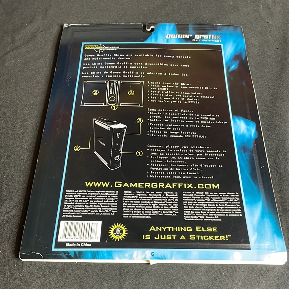 Xbox 360 Reusable Gamer Graffix Skin - Picture 5 of 10
